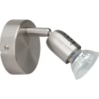 Brilliant LED Wandlamp Loona | Tijdloze wandlamp | Metaal | IJzer | Verstelbare kop | 1x GU10, max. 3W