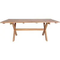 House Nordic Tuintafel Murcia | hout naturel 200x90x75 cm tuintafels | NADUVI
