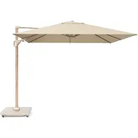 Platinum Challenger T2 premium parasol 300x300 cm teak champagne