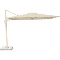 Platinum Nexus T2 zweefparasol 3x3 m sandstone frame champagne doek -