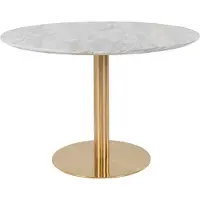 House Nordic Eettafel Bolzano | metaal goudkleurig 110x110x75 cm eettafels | NADUVI