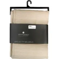 Atmosphera bedsprei / deken / plaid - beige - katoen - 220 x 160 cm - geknoopt
