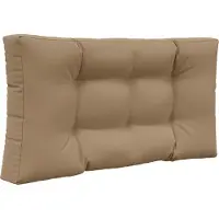 vidaXL Buitenbankkussen Polyester Taupe 80 x 80 cm