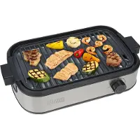 Princess 103215 Tafelgrill Elektrisch, Grillplaat, Tafel Anti-aanbaklaag, Controlelampje Zwart