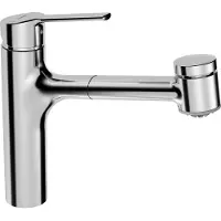 Hansa Ronda keukenmengkraan uitl 200mm uittrekb. vaatd. chroom, chroom