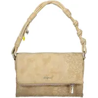 Desigual Schoudertas beige gemêleerd