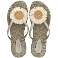 Ilse jacobsen Sandaal 'Cheerful16F' camel / platina / wit