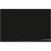 Bosch Inductiekookplaat - - 4 branders - 52,2 x 80,2 x 5,1 cm - PXY83KHC1E - Zwart