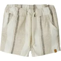 Lil´ Atelier Broek donkerbruin / taupe / wit