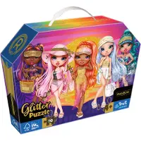 Trefl 70 glitter in a box - Glitter Dolls / MGA Rainbow High_FSC Mix 70%.
