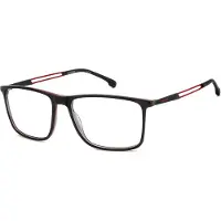 Carrera 8924 56/15/140 Zwarte rode Acetaat monturen MAN 8924