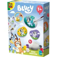 SES Creative Bluey-stenen schilderen 14095 - Knutselset - Schilderen en versieren met stickers
