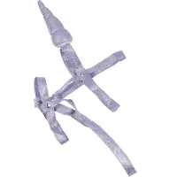 By ASTRUP Eenhoornhoorn en halster voor Hobbypaard - Paars m. Gl - - OneSize - Speelgoed