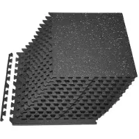 Vevor 24 x Puzzelmat Vloerbeschermingsmat 610 x 610 x 14 mm