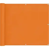vidaXL Balkonscherm Oranje 100 x 1000 cm Oxford Stof