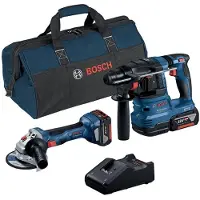 Bosch Combipack GWS18V-7 + GBH18V-22 - 0615A50037 (gereedschapset)