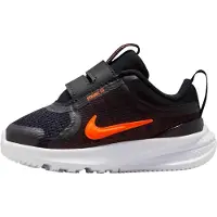 Nike Star Runner sneakers zwart/oranje Jongens/Meisjes Mesh Effen - maat 23.5