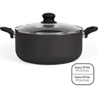 Livoo 28 cm Dutch oven - Livoo - MEP151N - Zwart