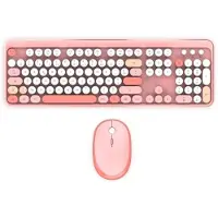 Mobility Lab Draadloos toetsenbord + muiscombinatie - MOBILITY LAB - Pure Color - Roze - Ergonomisch ontwerp -...