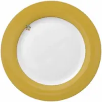 Pip studio Bord Home Plate Lily & Lotus Uni Yellow 26,5 cm (Set van 6)
