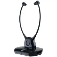 CGV Casque sans fil stéthoscopique TV Dolfin Onyx Noir