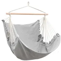 AMANKA XL hangstoel voor buiten, 155x125 cm - Tuinstoel voor ontspanning, geschikt voor buiten. Hangstoel, ook geschikt voor binnen