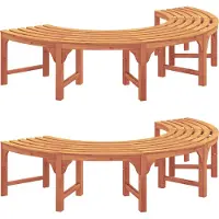 vidaXL Boom Bank 8 -Seater 2 st 160 x 80 x 45cm Naturel