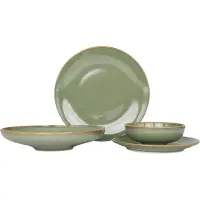 Bonna serviesset - Sage Hygge - 24-delig - voor 6 personen - porselein