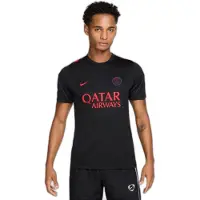 Nike Paris Saint-Germain Strike Trainingsshirt 2026-2027 Zwart Felrood Donkerblauw