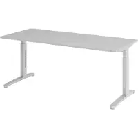Hjh OFFICE PRO XTRA XB 19 SS - Grijs 180 x 80 Tafelhoogte I In hoogte verstelbaar