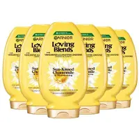 Garnier Loving Blends - Verhelderende & Glansgevende Conditioner - Sun-Kissed Chamomile & Bloemenhoning - Blond Haar & Highlights - Kamille 6x 250 ml