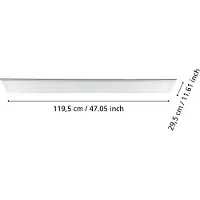 Eglo Led Plafondlamp Salobrena 1 120cm Wit