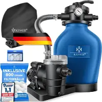 Kesser Zandfilterpomp Inclusief 800g Filterballen - Zwembadpomp 10.200 L/u Zwembad Filter Set