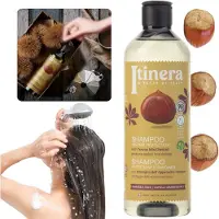 Sarcia.eu ITINERA - Shampoo voor beschadigd haar met kastanje uit de Toscaanse heuvels, 95% natuurlijke ingrediënten, 370 ml (1 stuk)