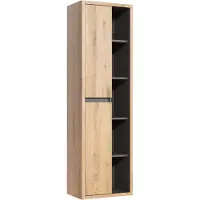 Comad Devon 801 FSC kolomkast 170cm eiken/antraciet