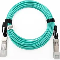 Elfcam - Actieve SFP+ naar SFP+ glasvezelkabel - 10 meter, AOC 10 Gbit/s OM3, Hoge prestaties, Geschikt voor professionele netwerken, PC