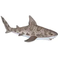 Sonstige Verlage Knuffel Luipaardhaai Junior 50 Cm Pluche Grijs