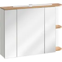 Comad Platinum 840 FSC spiegelkast 94cm wit/eiken