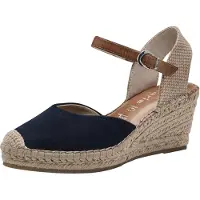 Tamaris Espadrilles beige / donkerblauw / bruin