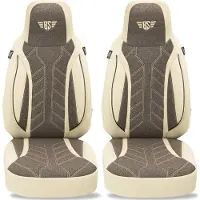 BREMER SITZBEZÜGE Autostoelhoezen voor Mercedes Citan BJ 2012-21 – Stoelhoezen voor bestuurder en passagier in Beige/Bruin