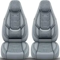 BREMER SITZBEZÜGE Autostoelhoezen voor Hyundai i20 Bj 2014-20 – Stoelhoezen voor bestuurder en passagier in Grijs