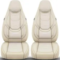 BREMER SITZBEZÜGE Premium Camper stoelhoezen voor McLouis MC4 Transit H5 in Beige (2 losse stoelen)