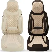BREMER SITZBEZÜGE Premium Camper stoelhoezen voor Adria Coral Sport DPL502 in Zwart/Rood (2 losse stoelen)