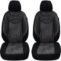 BREMER SITZBEZÜGE Bekleding voor stoelen en zittingen voor Jeep Cherokee KK, bouwjaar 2008-2012, in zwart/grijs, patroon 115