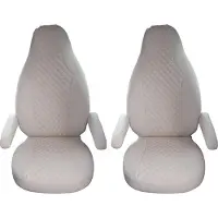 BREMER SITZBEZÜGE Camper Stoelhoezen voor Fiat Ducato Citroen Jumper Peugeot Boxer 2-Delige Set WMS705