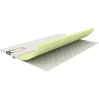 REM-SEN.PL Topper Matras Visco 90x200 cm, 6 cm dik, met traagschuim