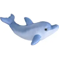 Sonstige Verlage pluche dieren knuffel Dolfijn - blauw - 35 cm - Dolfijnen knuffels - Knuffel zeedieren