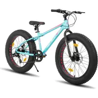 Hiland HH Hybrid Fiets - 700C - 21 Versnellingen - Racefiets / Stadsfiets - Mechanische Schijfremmen - Heren & Dames - Commuter Bike