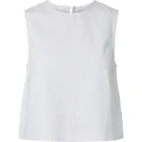 Pieces Top 'PCSky' wit