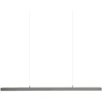 Arcchio Hanglamp Jolinda, alu / grijs / zink, Werkkamer / Kantoor, Aluminium, Modern